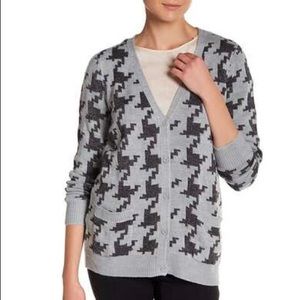 Houndstooth cardigan